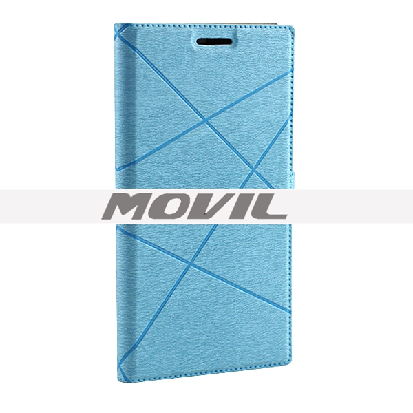 NP-2534 Funda Voltaje colores TPU Flip con ventana para Samsung Galaxy A7-16